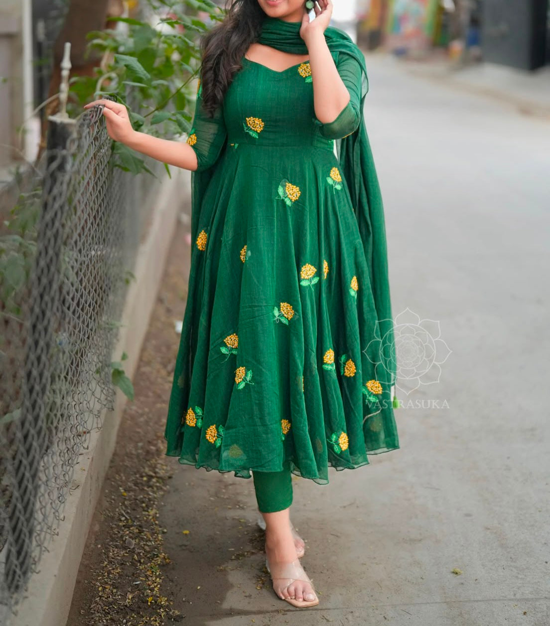 Ensemble Kurta Hariyali
