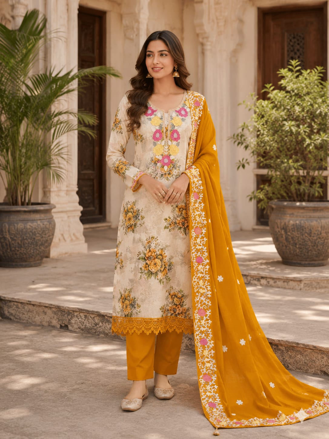 Ensemble Salwar Basant
