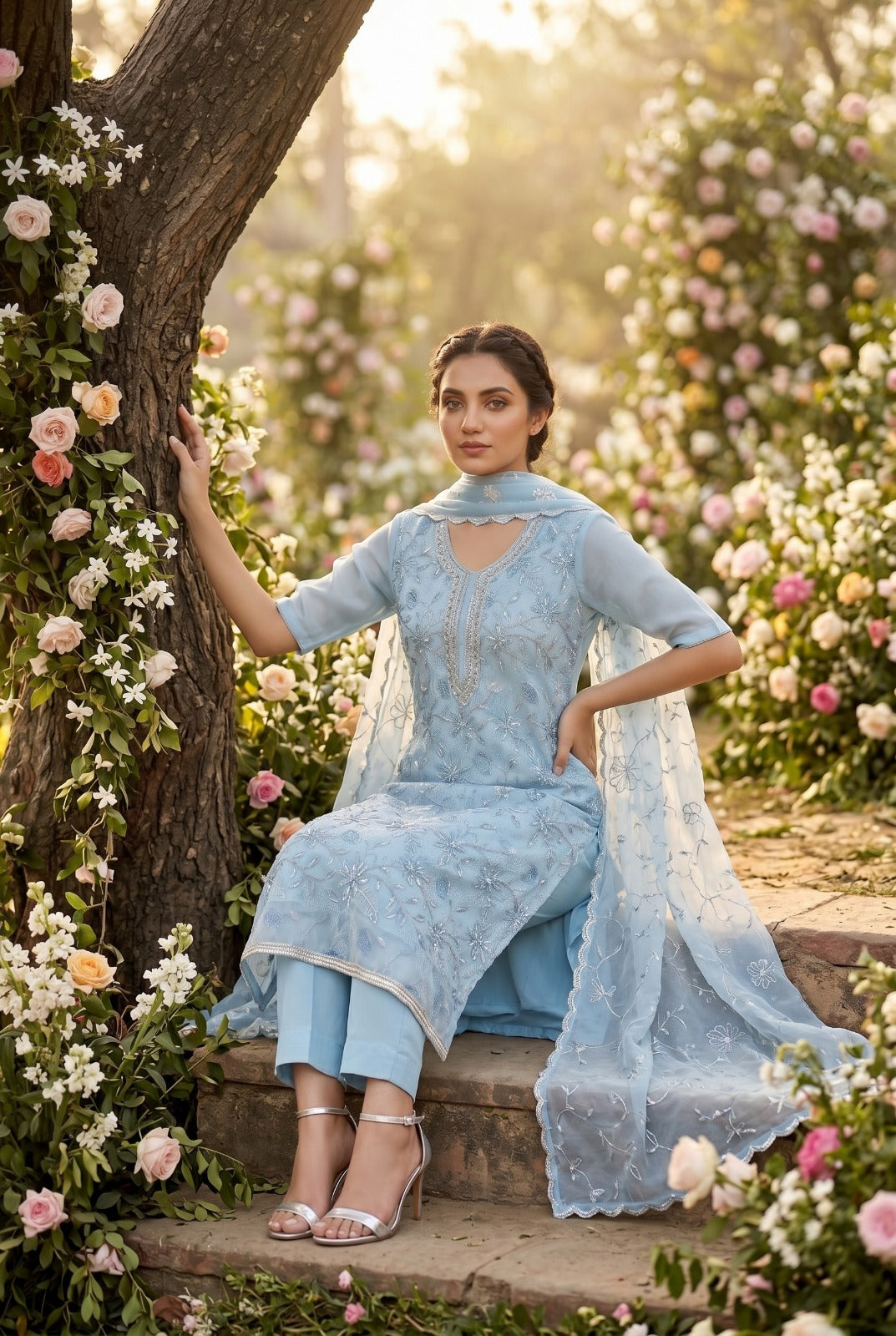 Ensemble Kurta Aasmaan