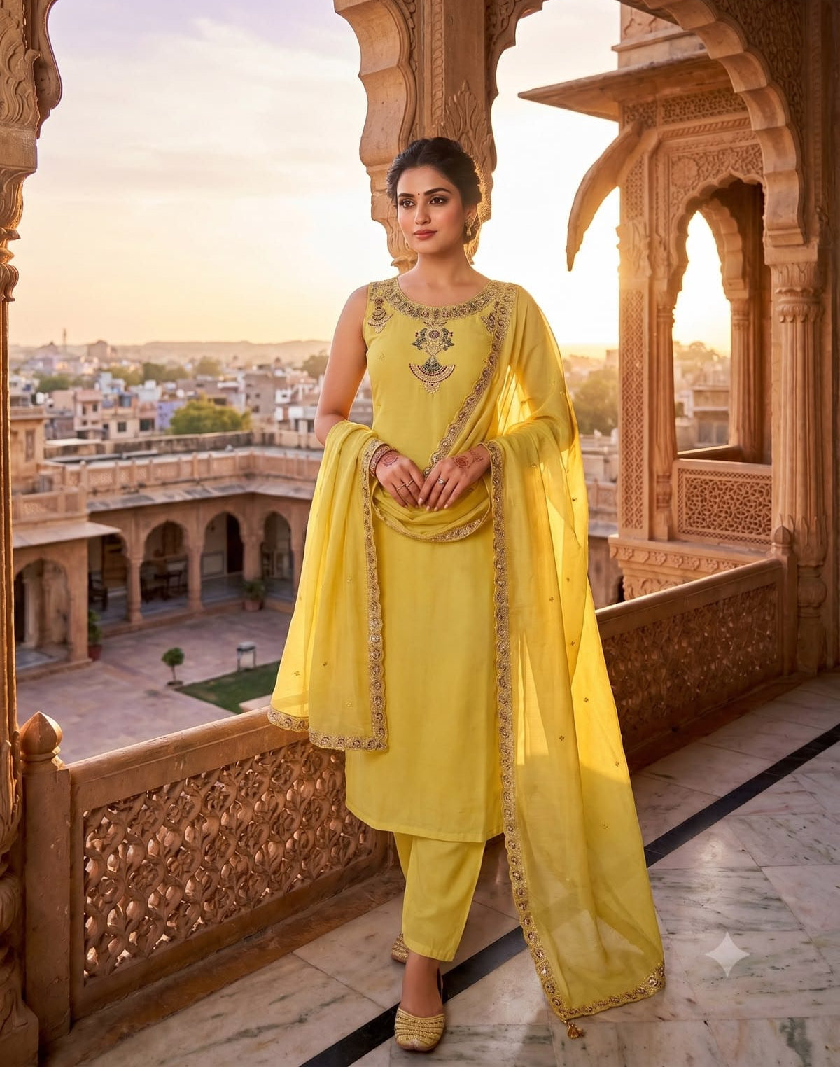 Ensemble Kurta Champa